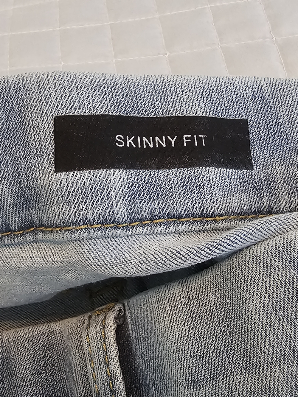 Judy Blue Mid Rise Skinny Fit Pull On Jeans Womens 13/31 Light Wash Stretch - Picture 10 of 10
